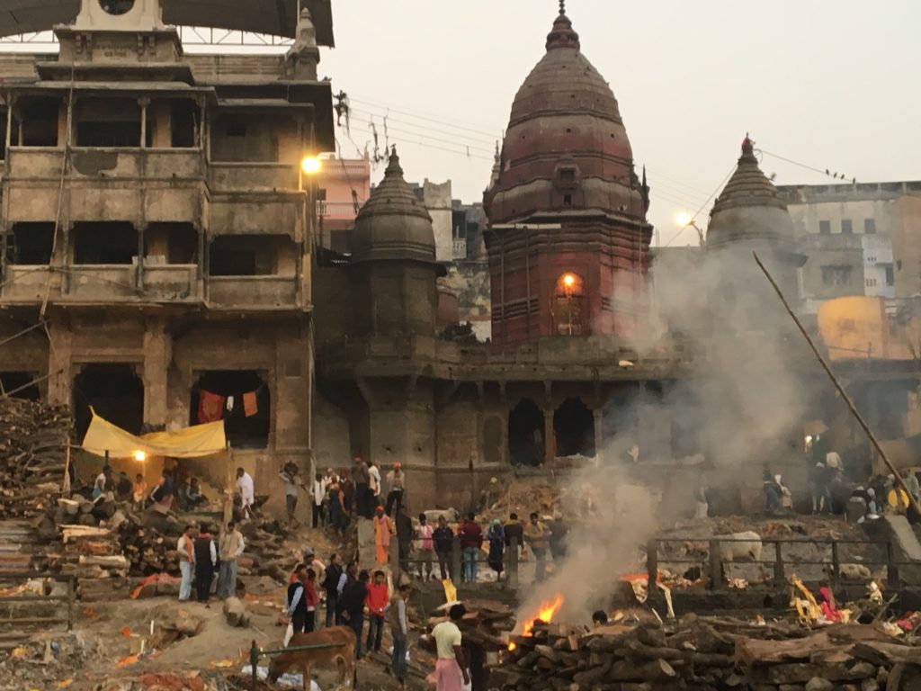 Varanasi cremation site
